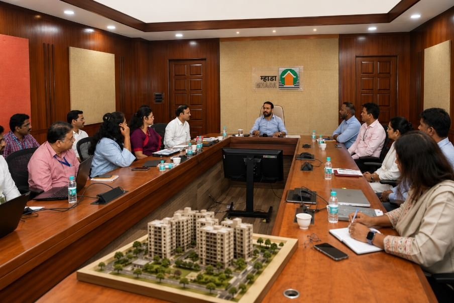 MHADA Moves Forward With Motilal Nagar Redevelopment Talks, Key Meeting Held at Headquarters